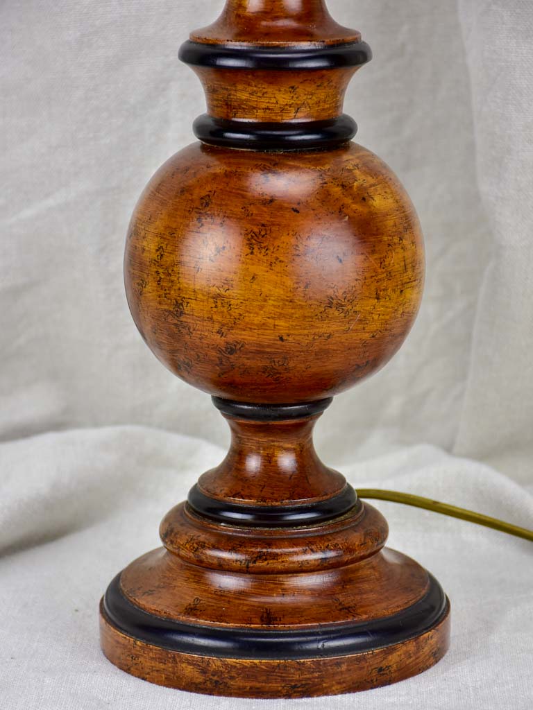 Antique textured European lamp base