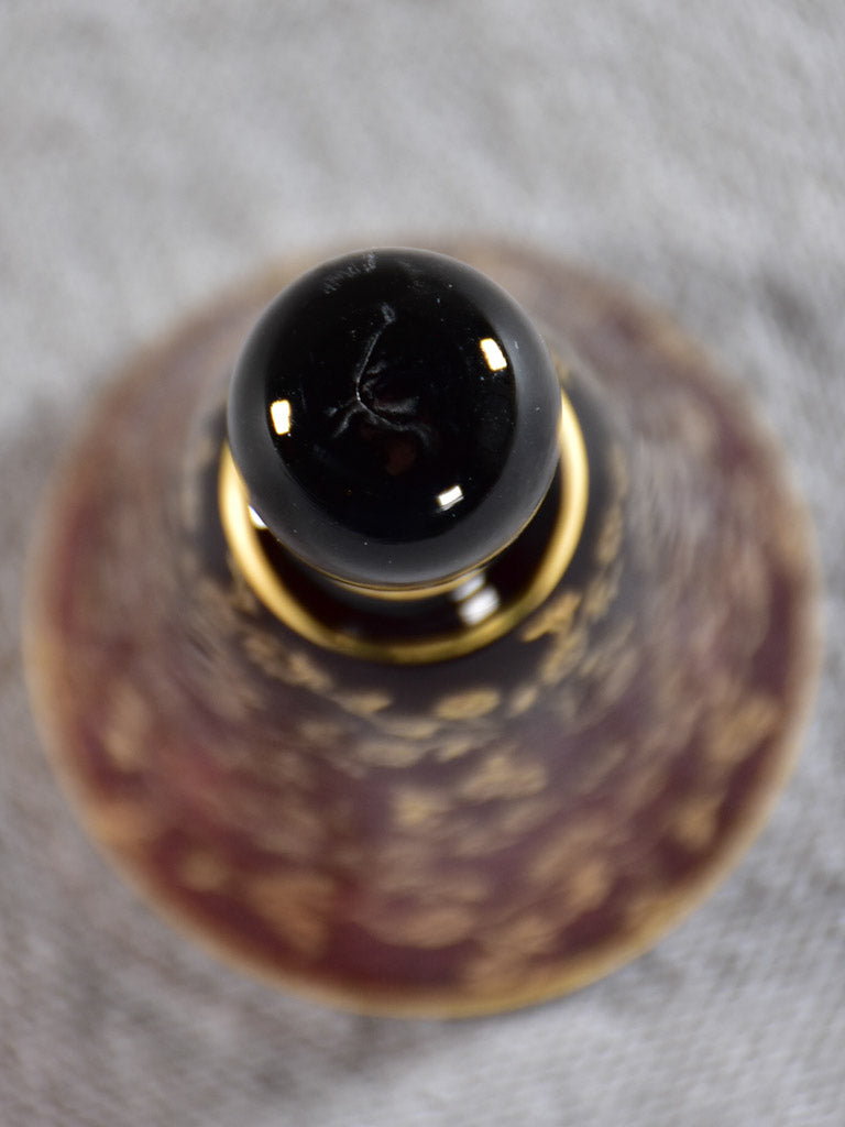 Intricately designed glass service bell