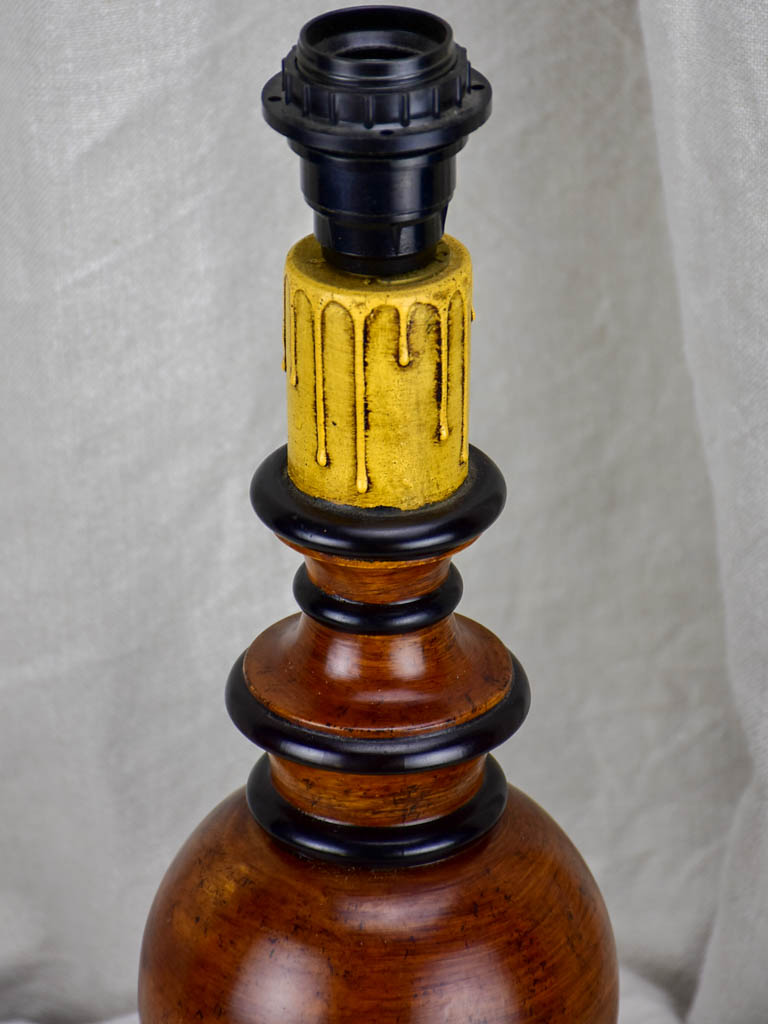 Retro European tree trunk lamp