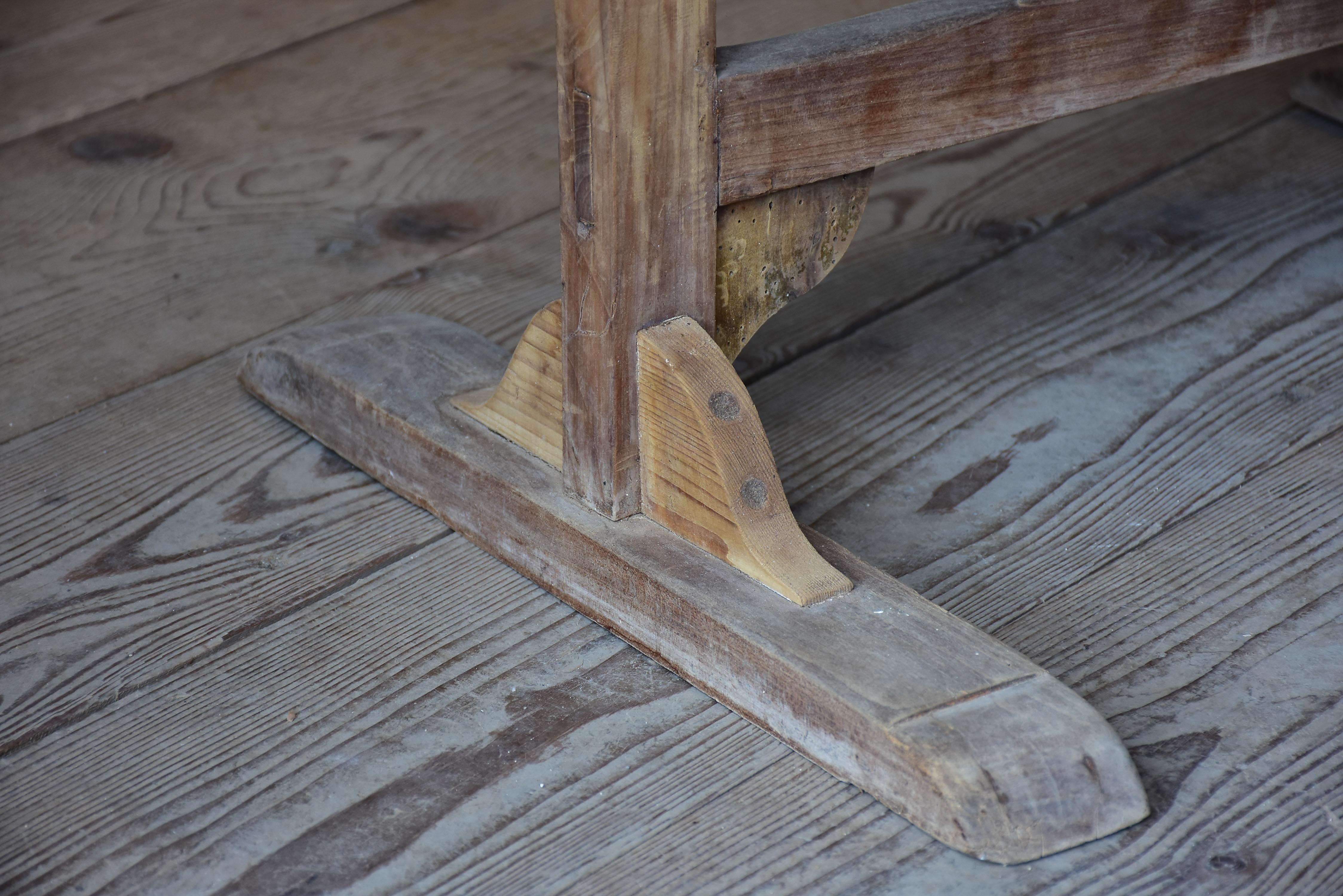 19th century French vigneron's folding table