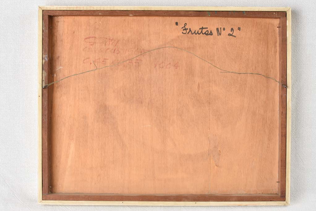 Vintage still life with pears, 1965, 14½" x 18½"