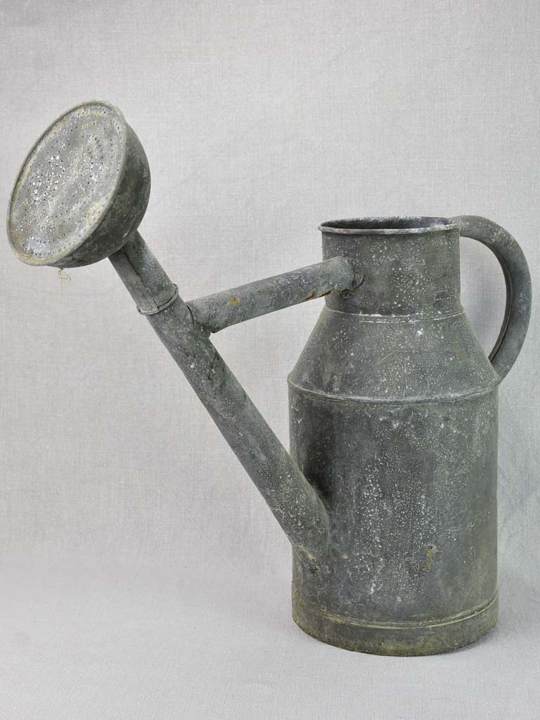 Early 20th Century French zinc watering can