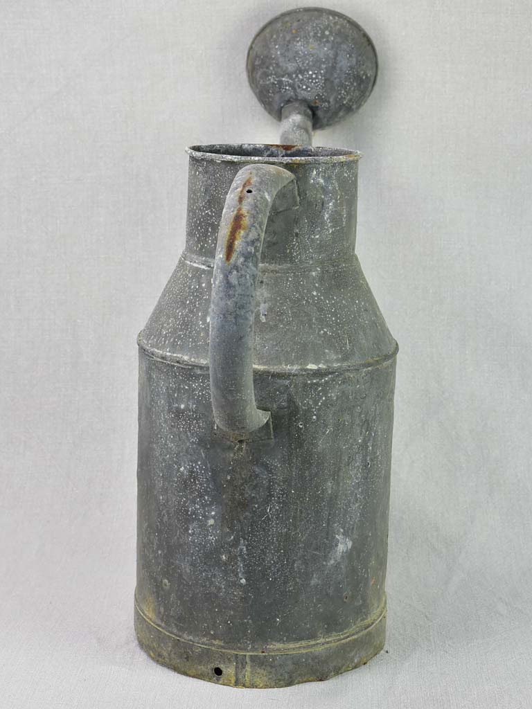 Early 20th Century French zinc watering can