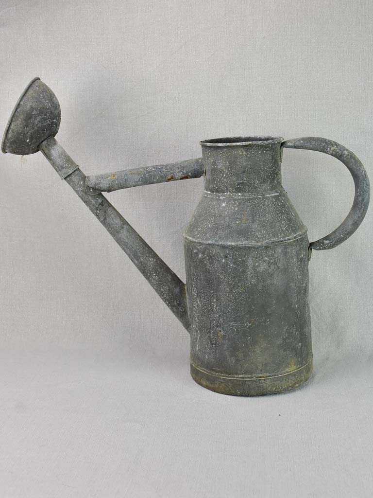 Early 20th Century French zinc watering can