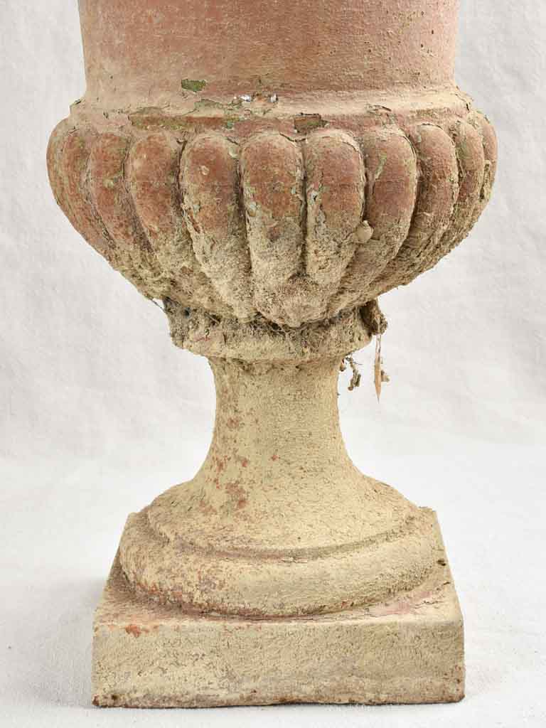 RESERVED JS Pair of 20th-Century Beige Cast Iron Medici 21¼"
