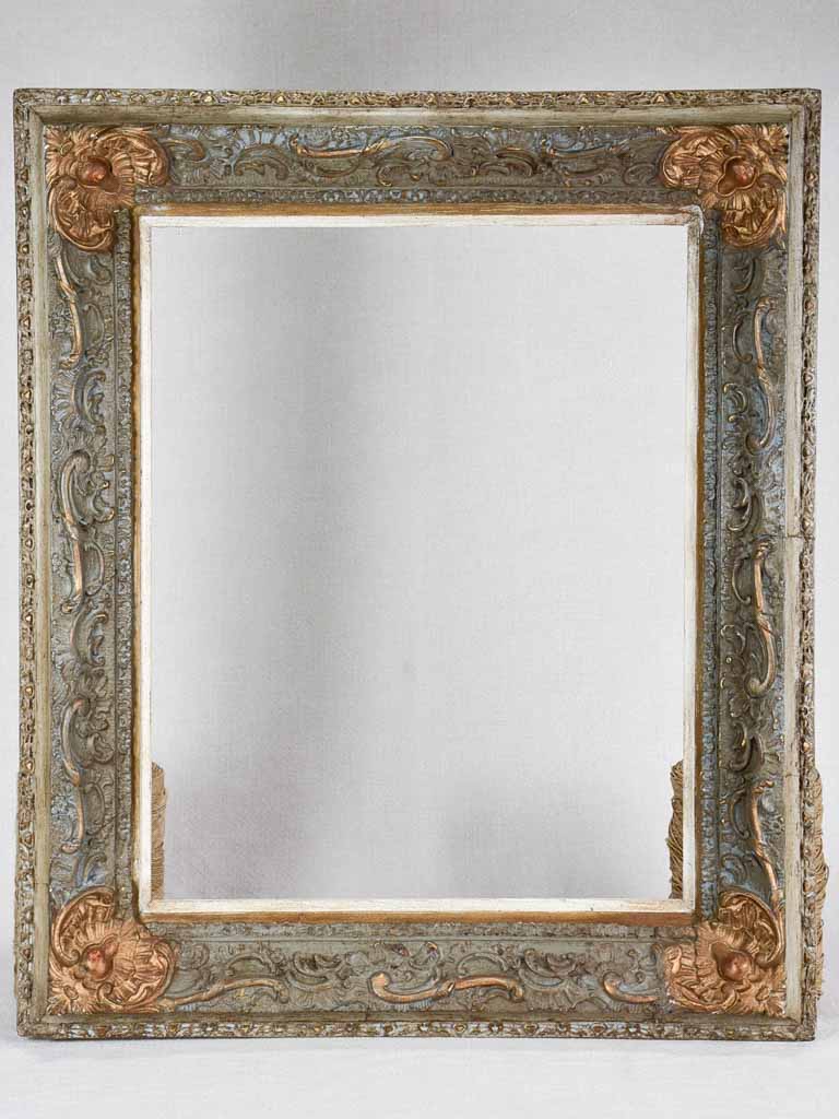 Frame, sage and gold patina 14¼" x 17¾" inside