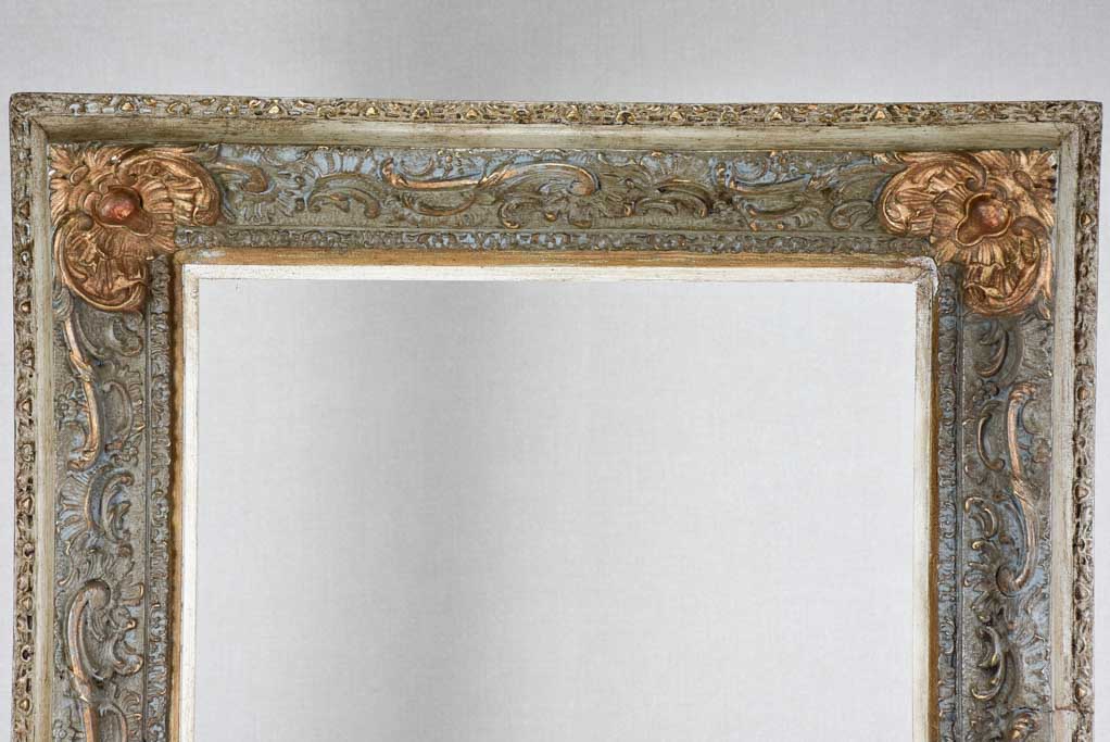 Frame, sage and gold patina 14¼" x 17¾" inside