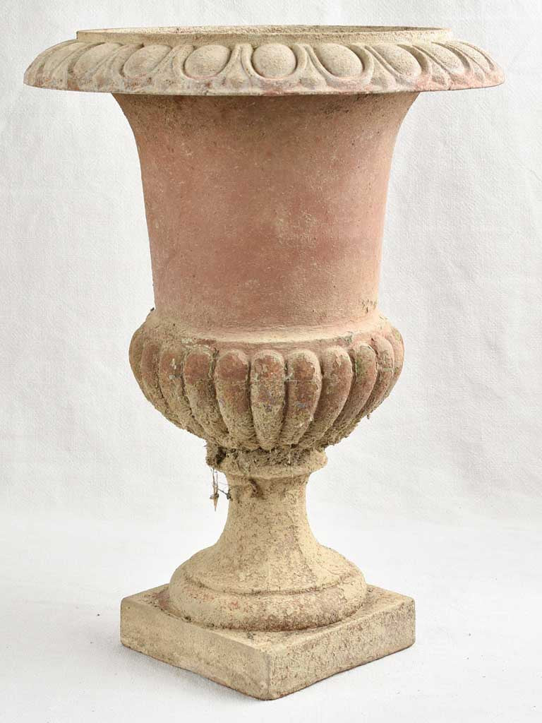 RESERVED JS Pair of 20th-Century Beige Cast Iron Medici 21¼"