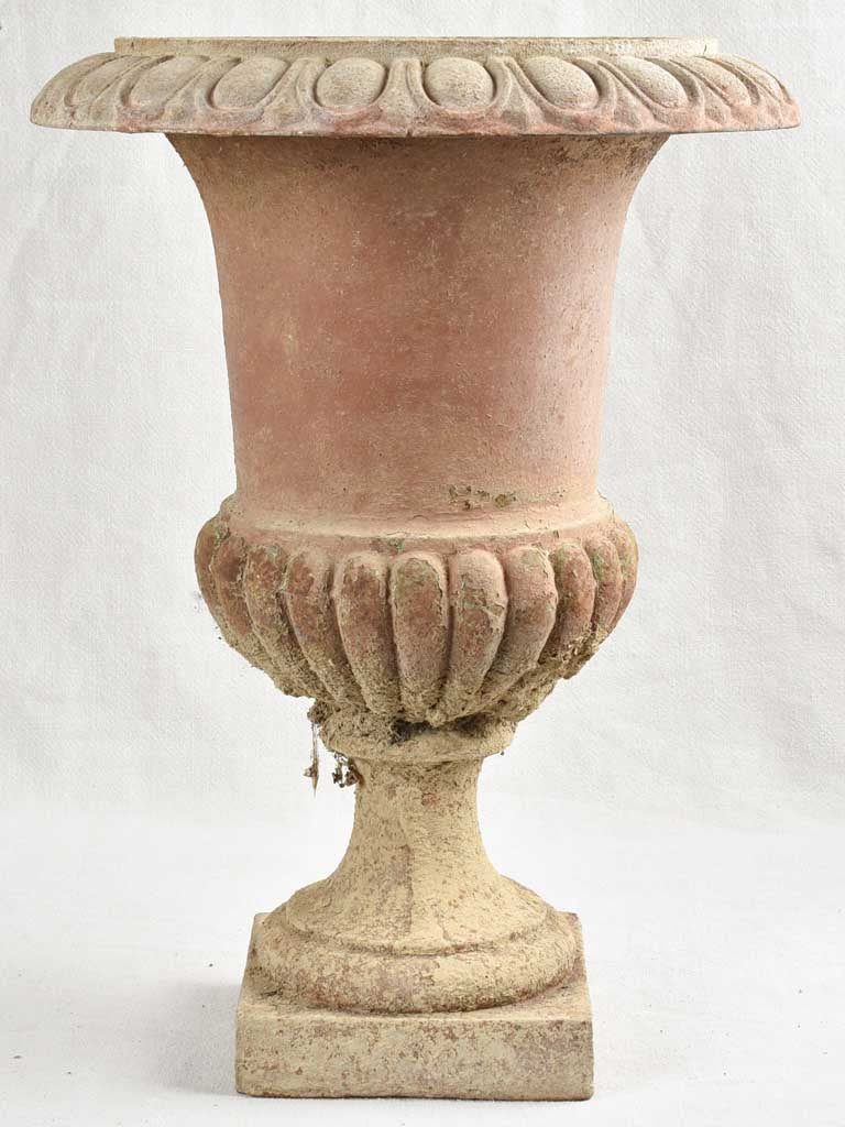 RESERVED JS Pair of 20th-Century Beige Cast Iron Medici 21¼"