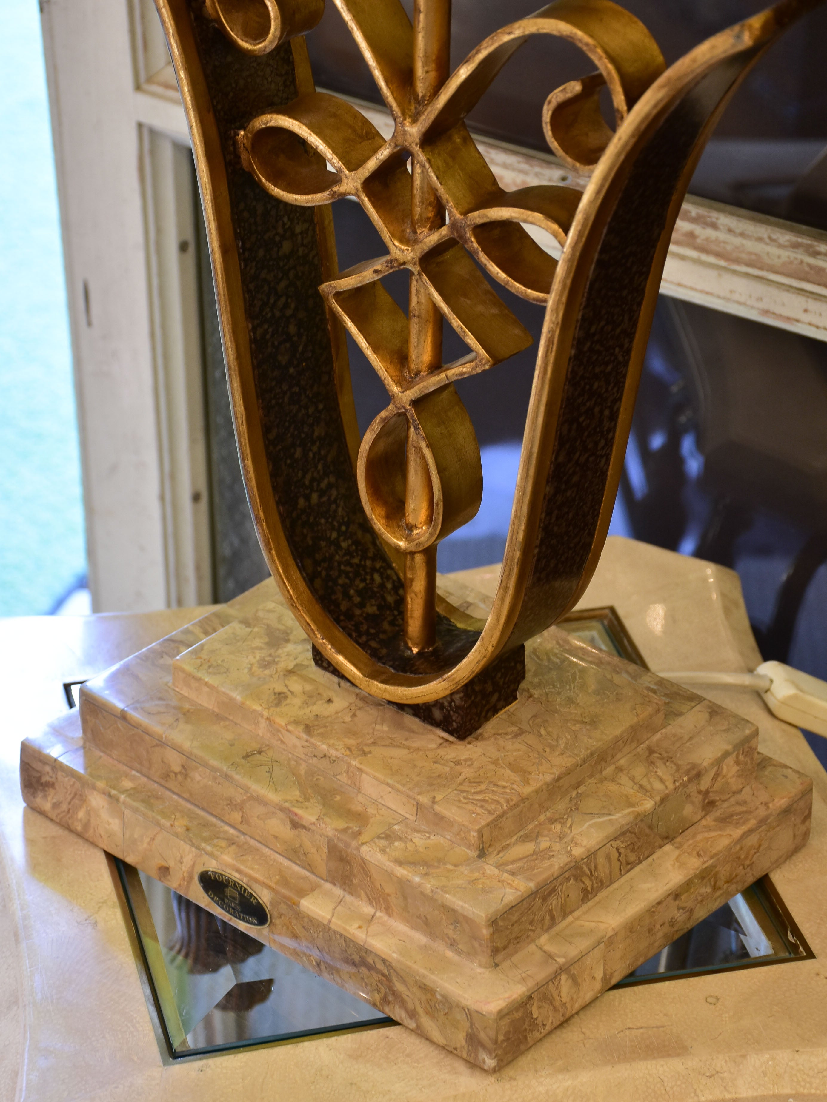 Vintage Parisian table lamp