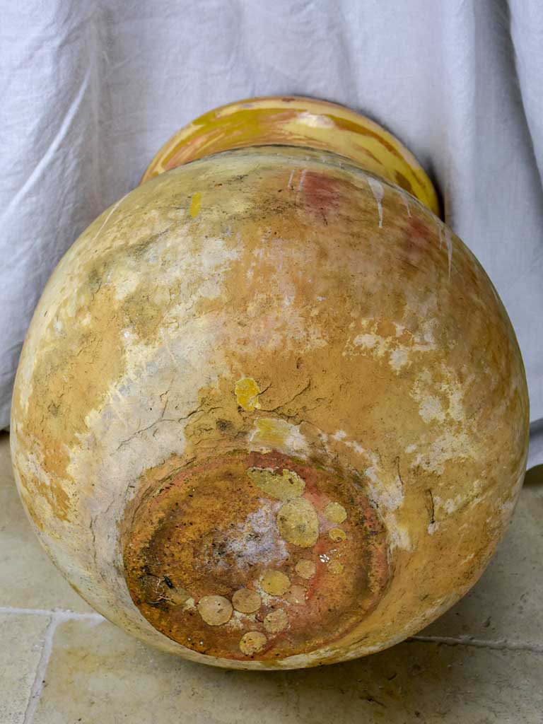 19th Century French olive jar from Biot