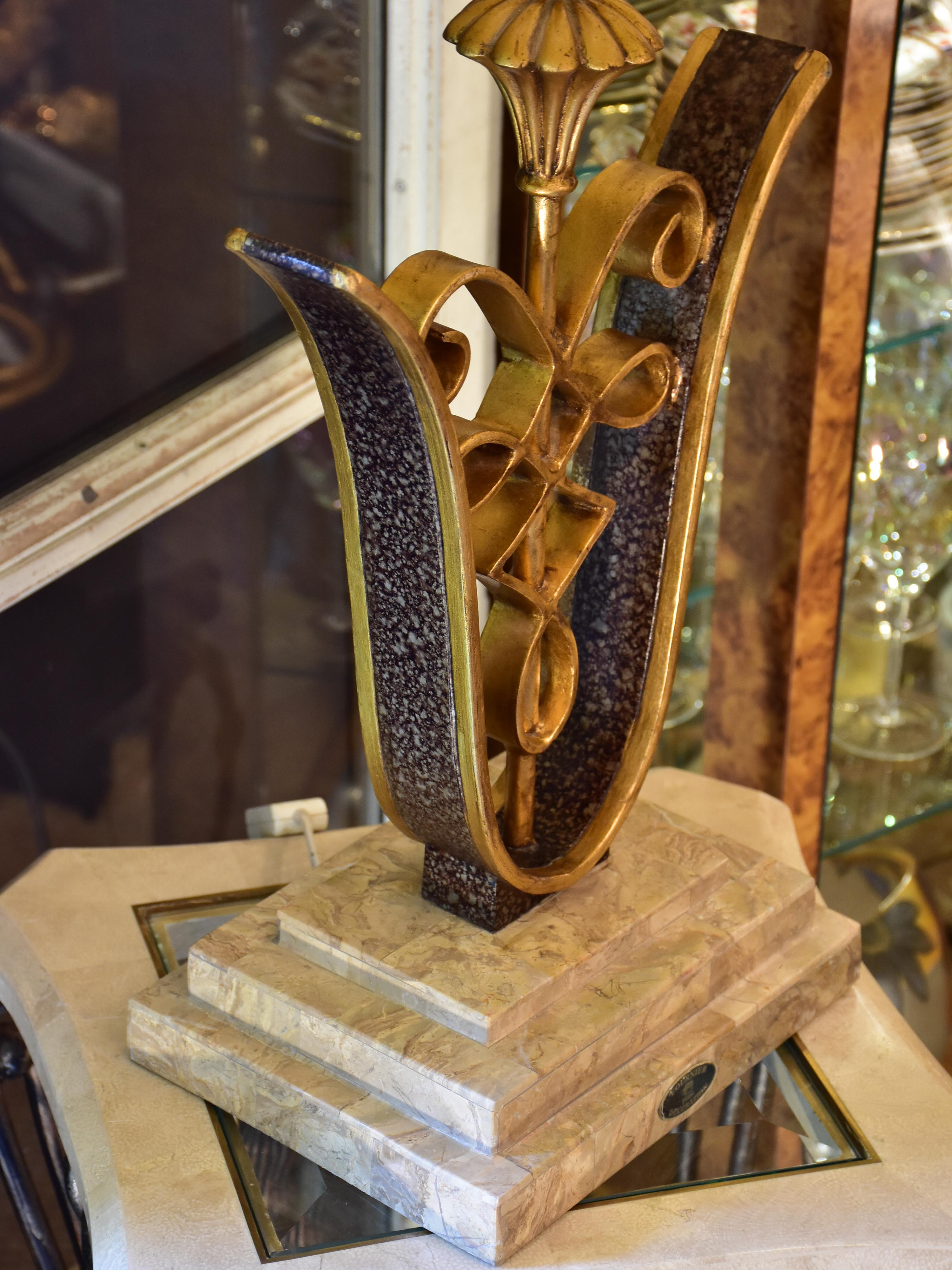 Vintage Parisian table lamp