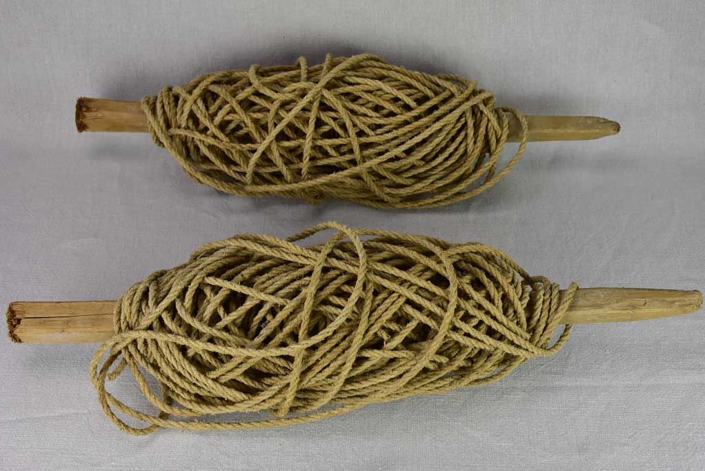 Large early 20th Century French farmer's rope 24¾"