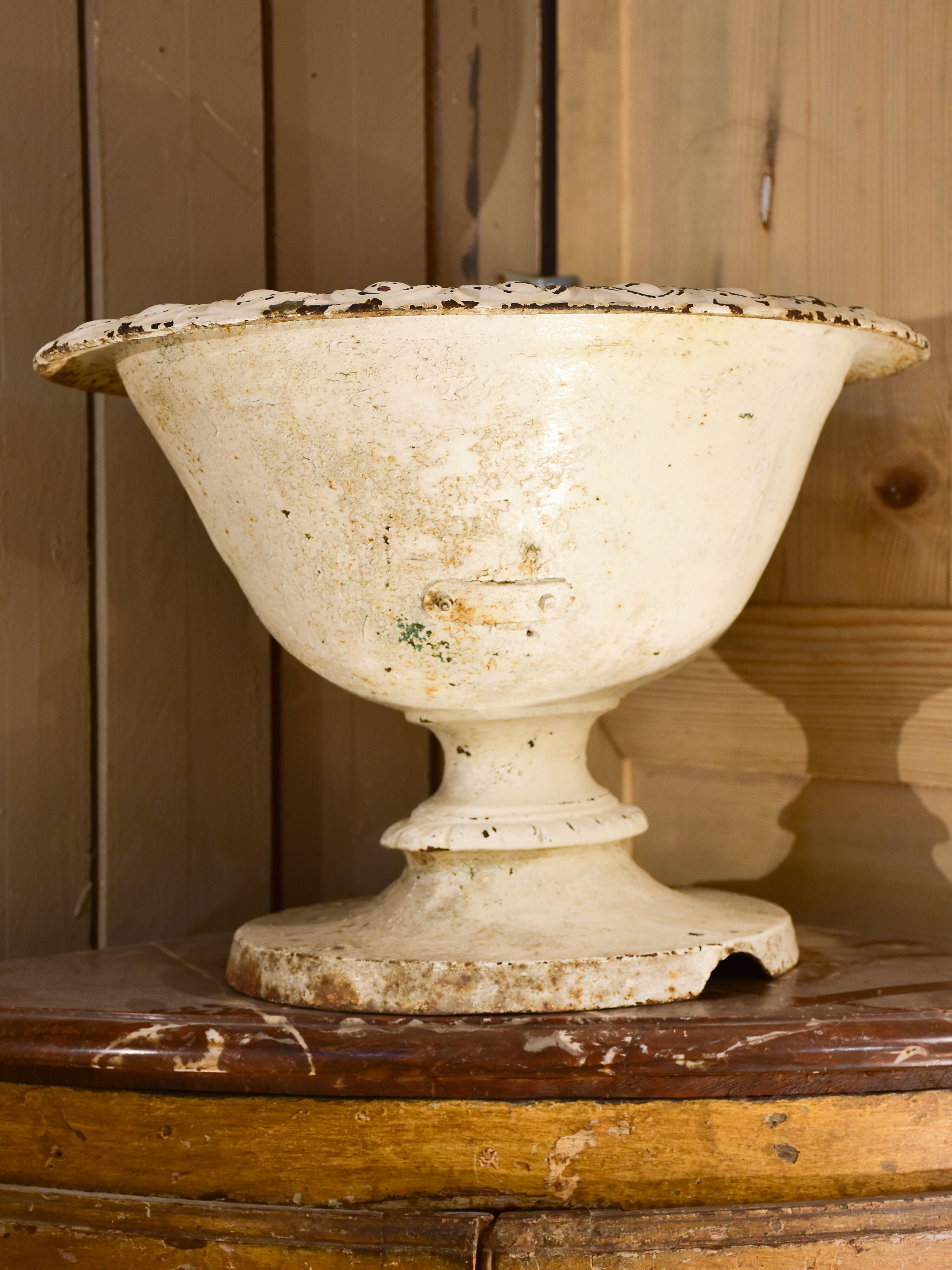 Large Napoleon III oval medici garden urn