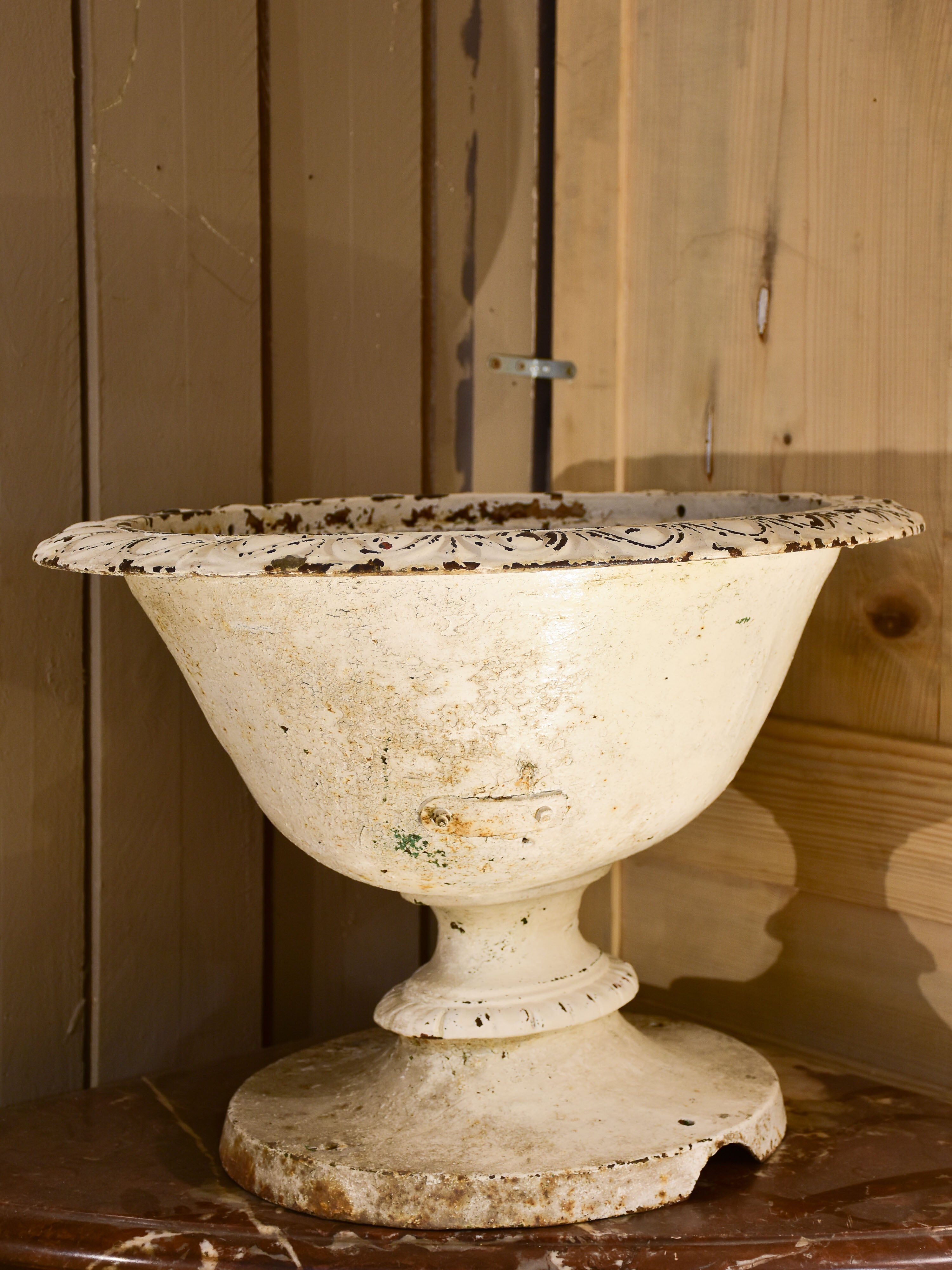 Large Napoleon III oval medici garden urn