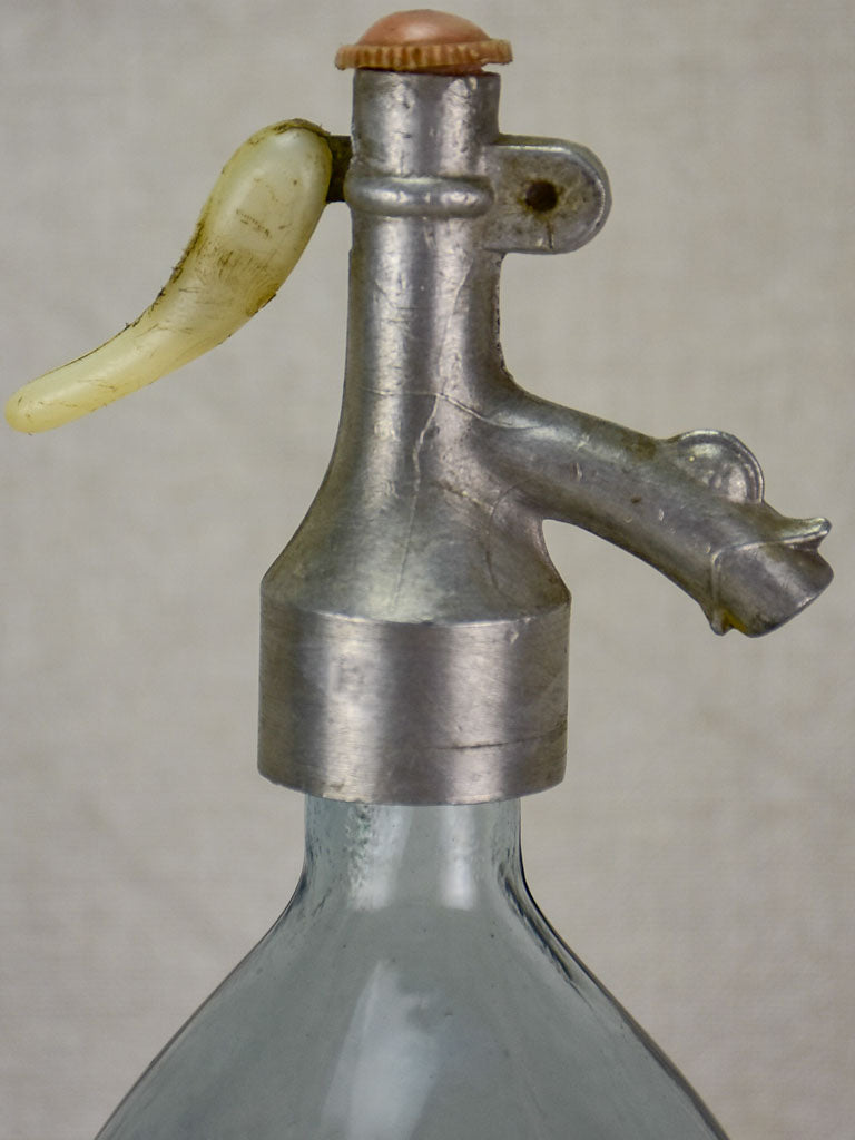 Early 20th Century light blue Seltzer siphon