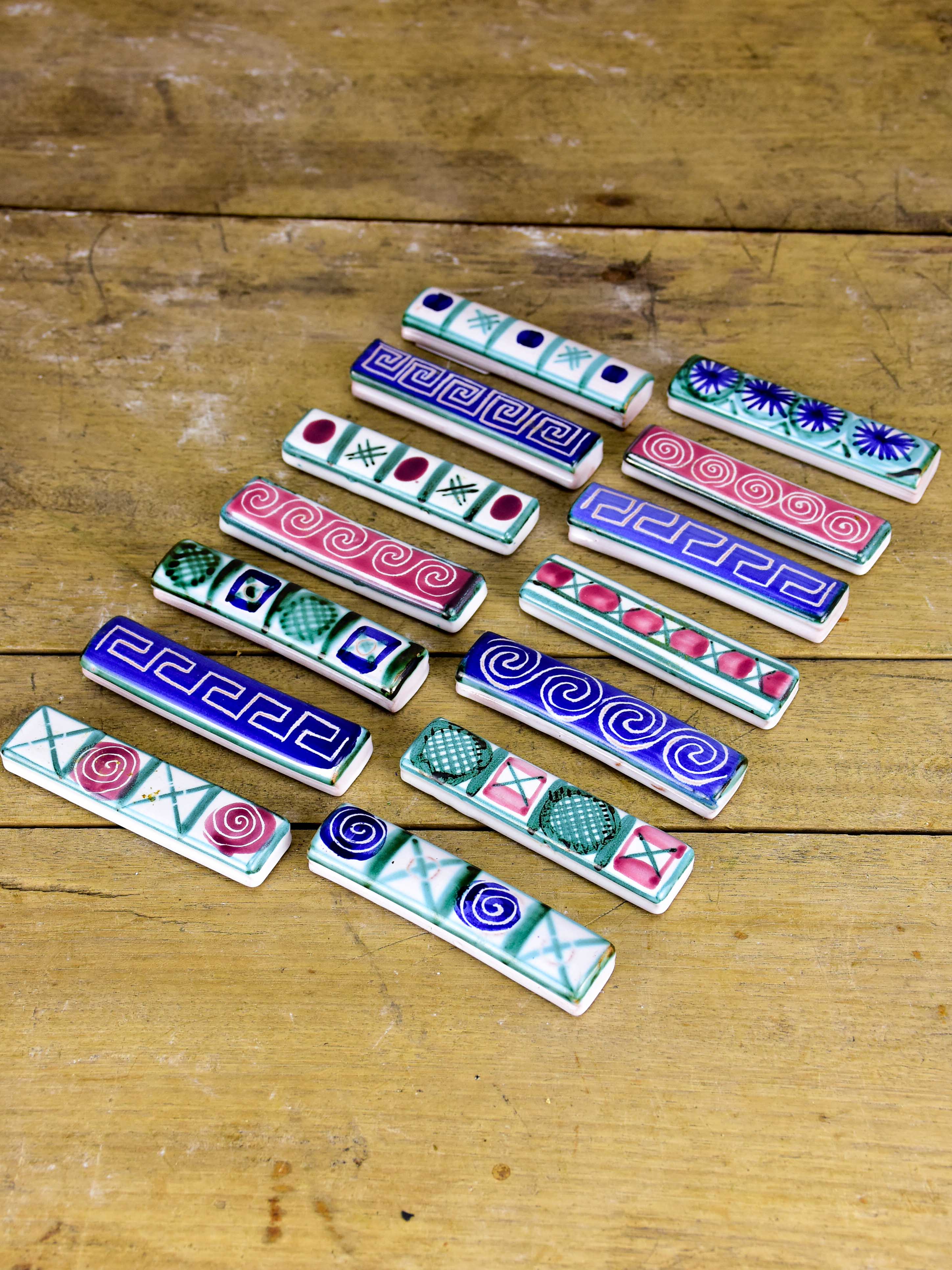 Collection of Robert Picault knife rests