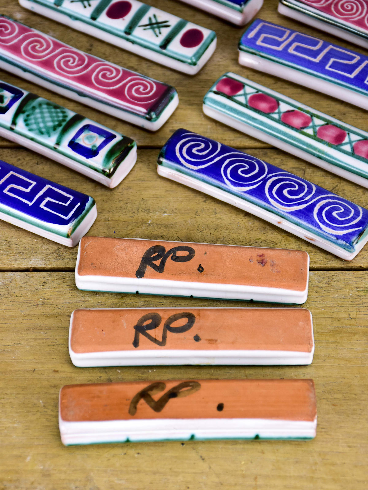 Collection of Robert Picault knife rests