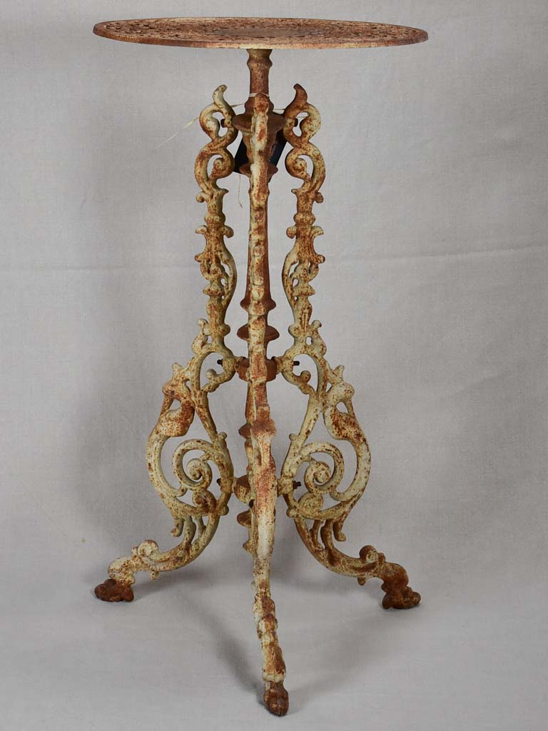 Cast iron English garden table/plant stand