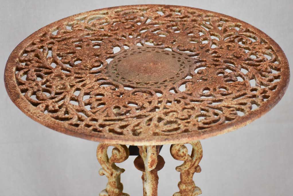 Cast iron English garden table/plant stand