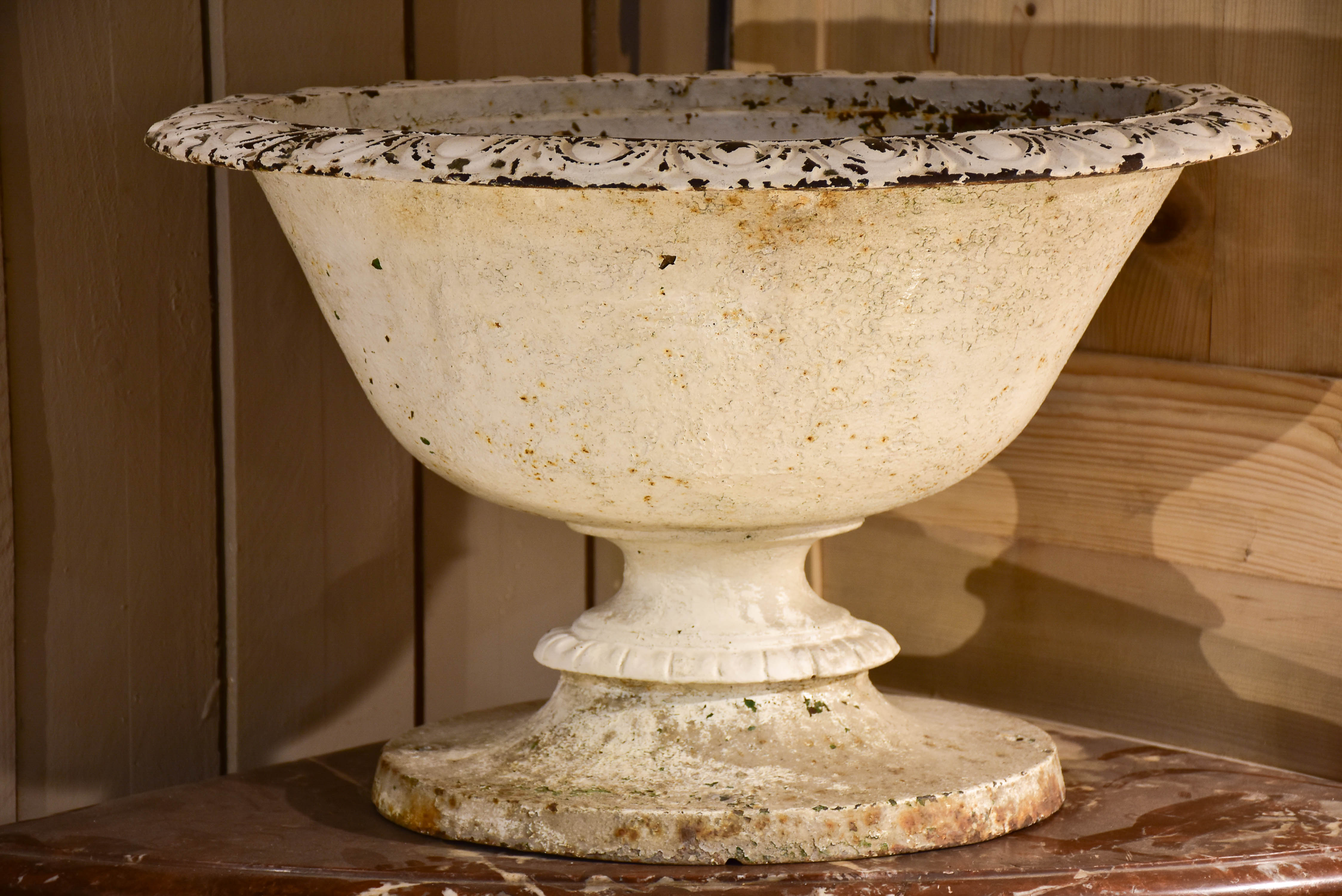 Large Napoleon III oval medici garden urn