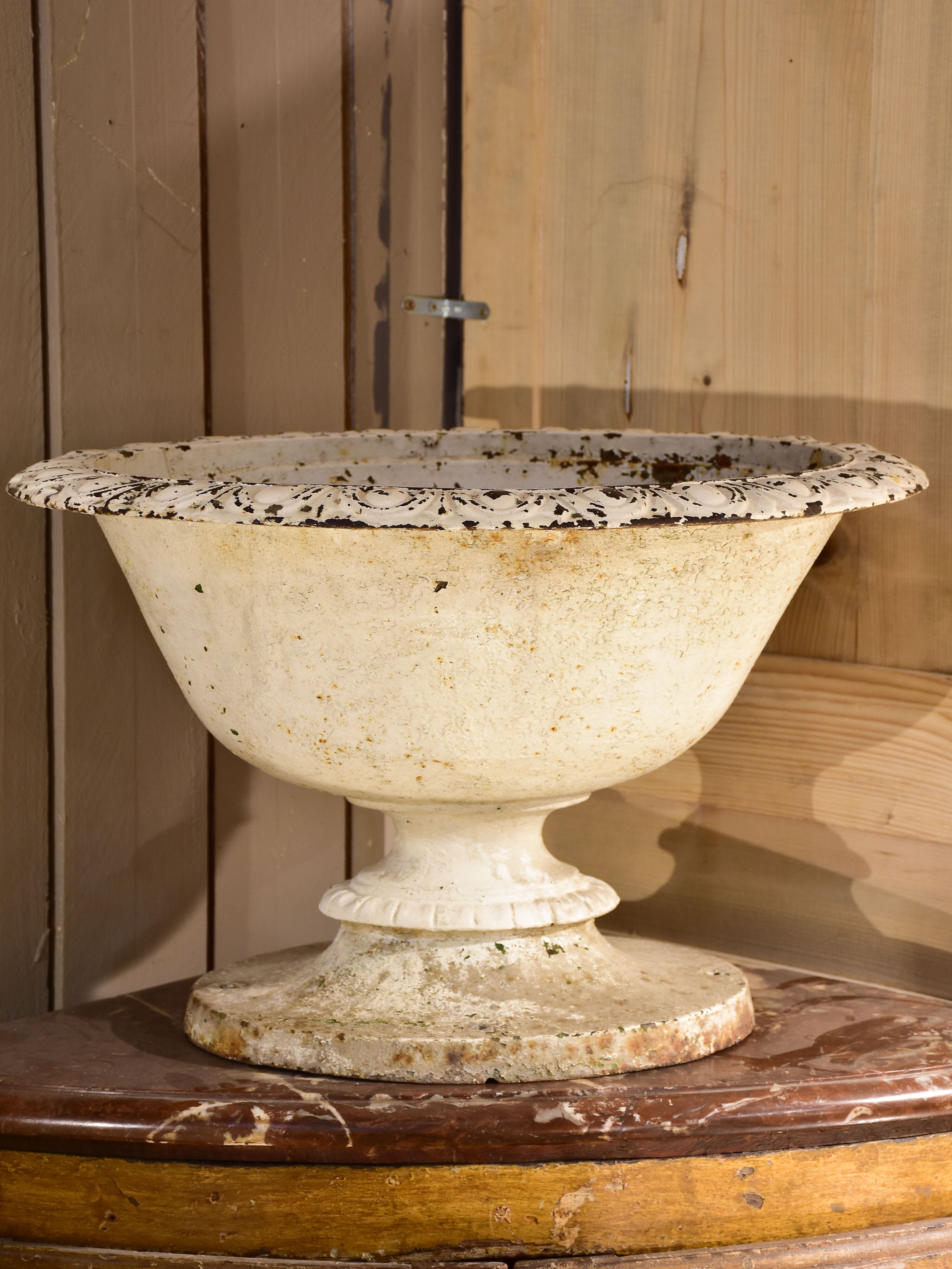 Large Napoleon III oval medici garden urn