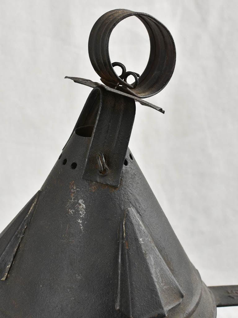 Antique French 'sourde' Lantern 16¼"