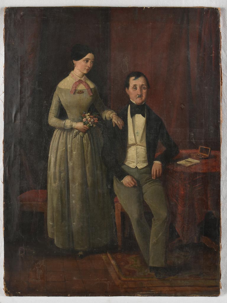 Late 19th century portrait 39½" x 29½"
