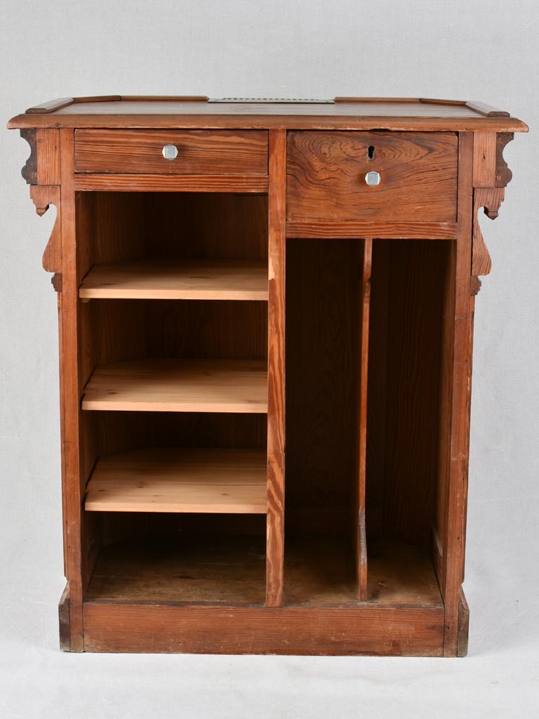 Antique French shop counter