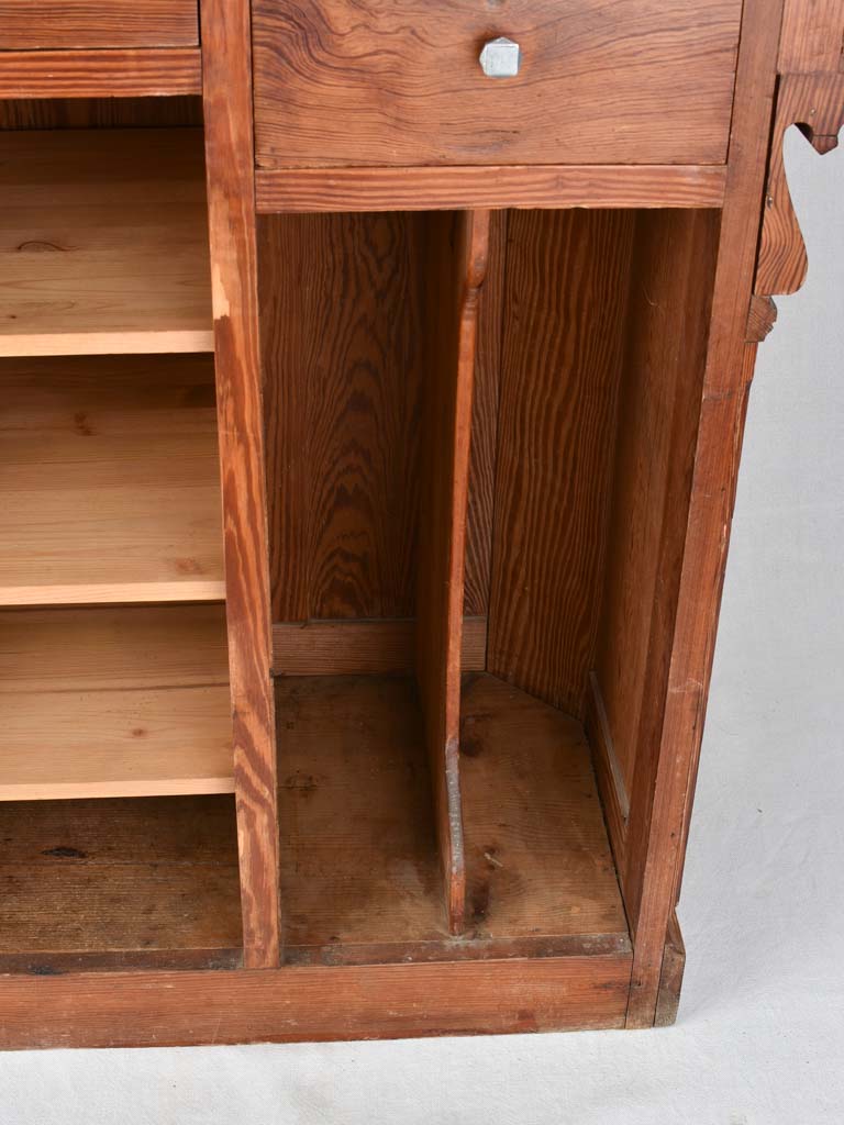 Antique French shop counter