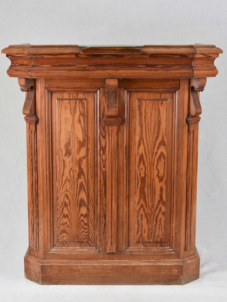 Antique French shop counter