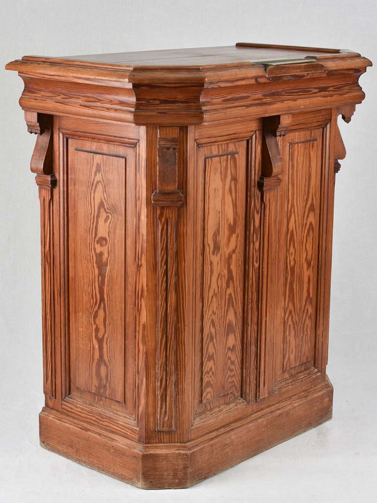 Antique French shop counter