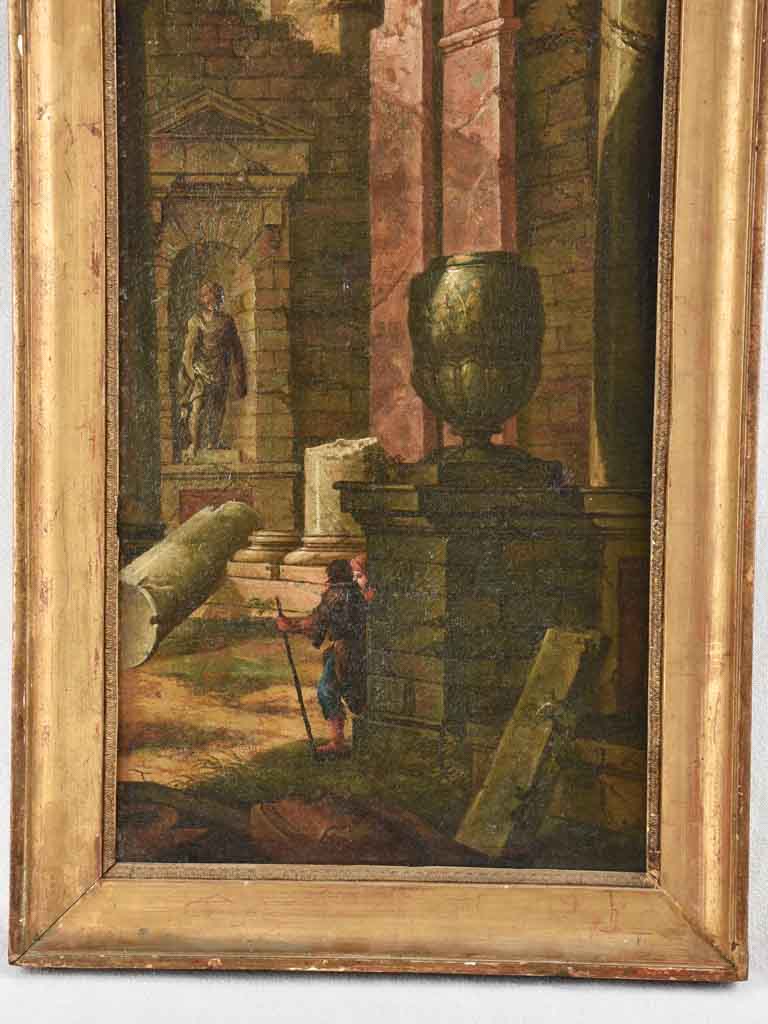 Tarnished Canvas, Architectural Caprice Italian Artwork