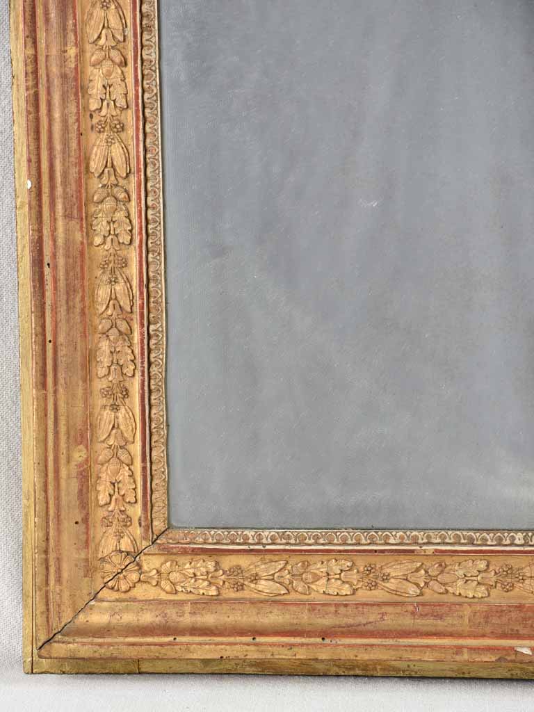 19Th-Century gilded French mirror - Restauration period 31½" x 25¼"