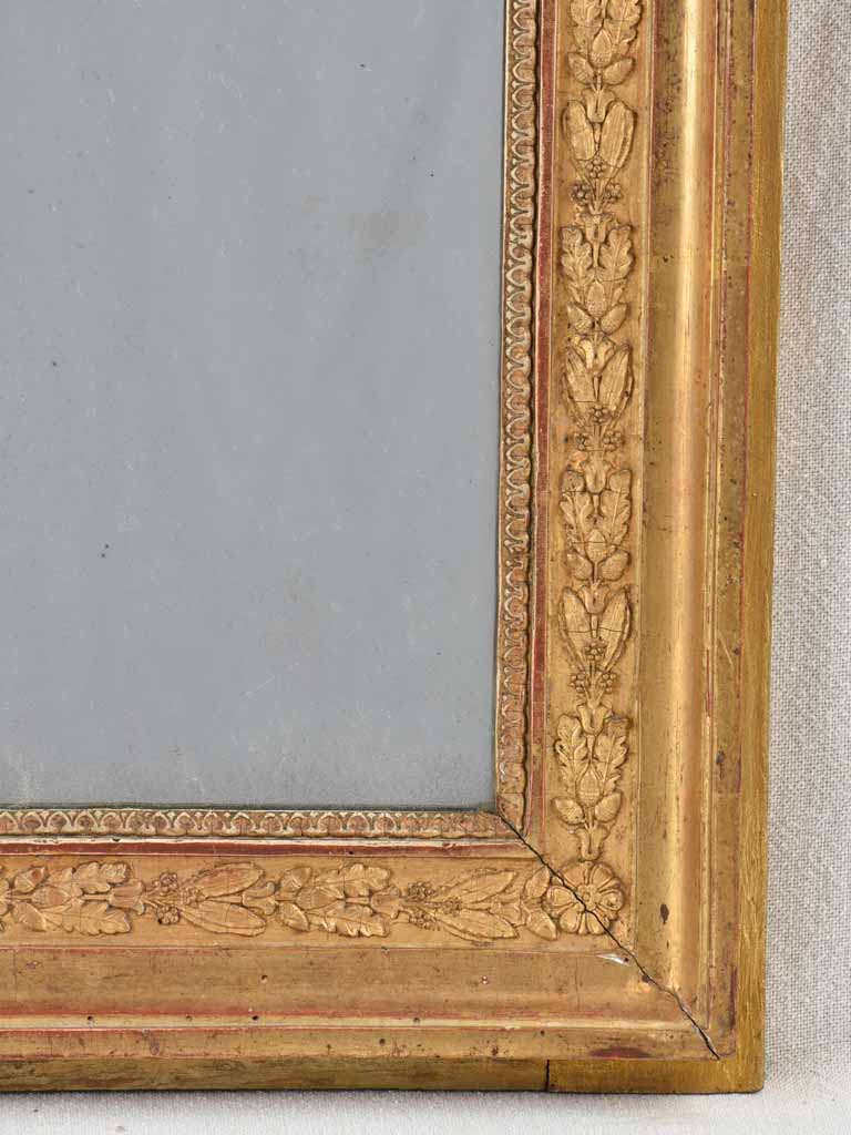 19Th-Century gilded French mirror - Restauration period 31½" x 25¼"