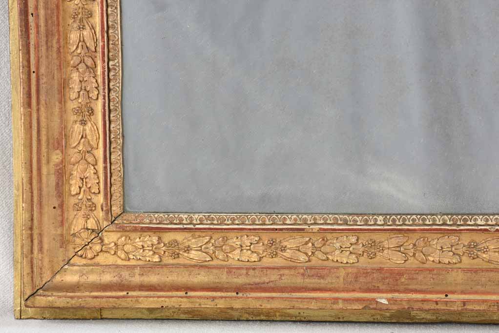 19Th-Century gilded French mirror - Restauration period 31½" x 25¼"