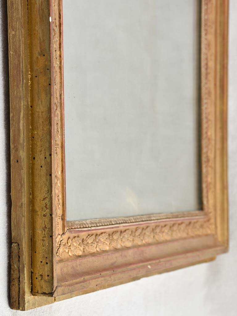 19Th-Century gilded French mirror - Restauration period 31½" x 25¼"