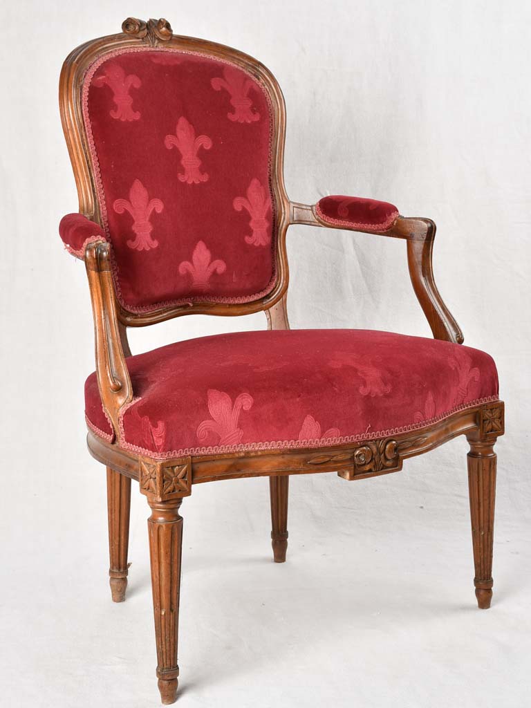 Pair of 18th-Century Cabriolet Armchairs