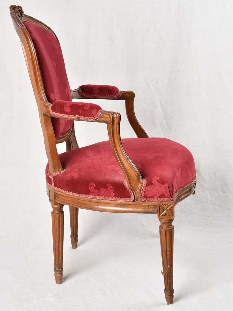 Pair of 18th-Century Cabriolet Armchairs