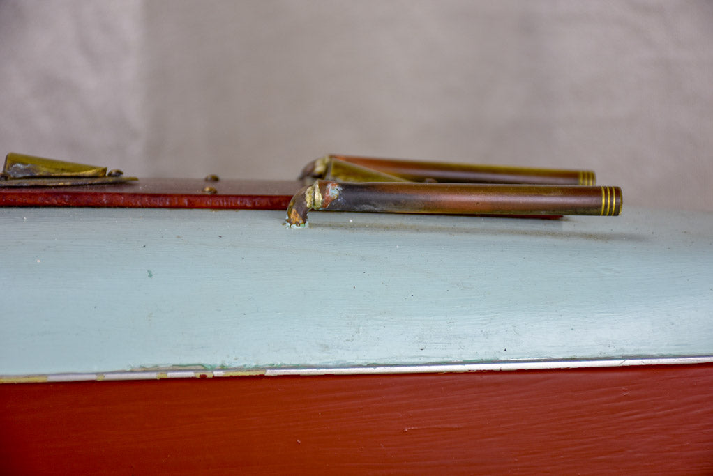 Mid century mahogany speed boat