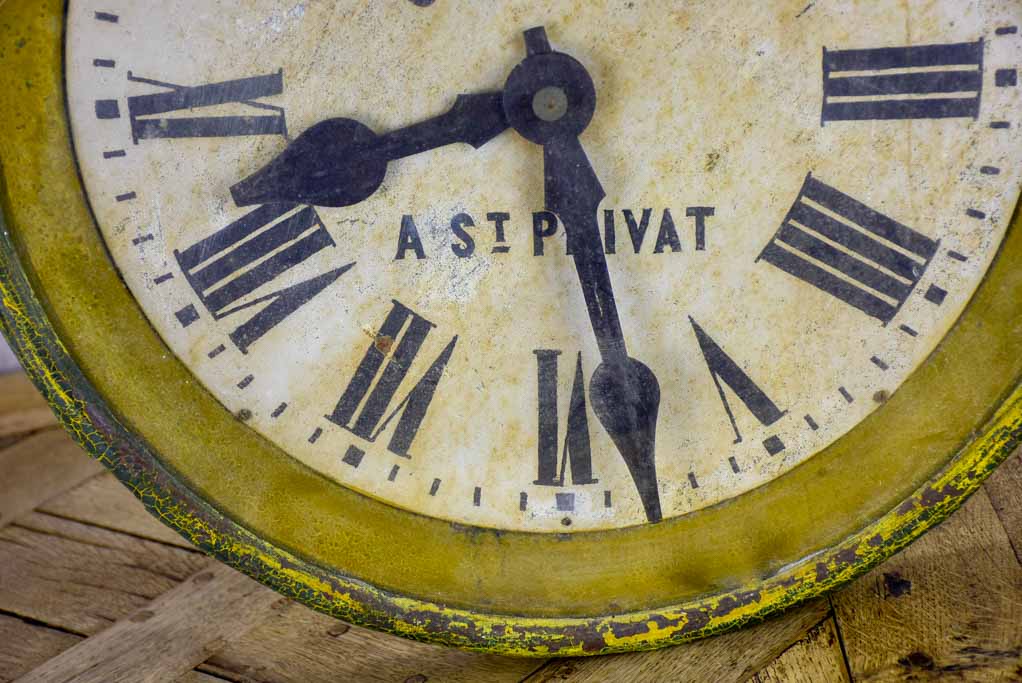 Early 20th Century antique French clock 19¼" diameter