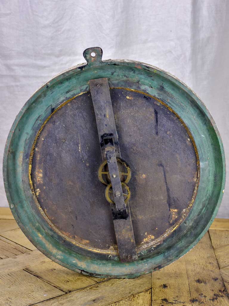 Early 20th Century antique French clock 19¼" diameter