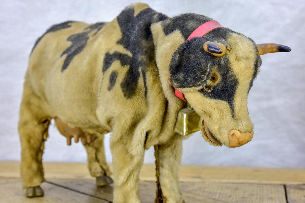Vintage mechanical cow with bell