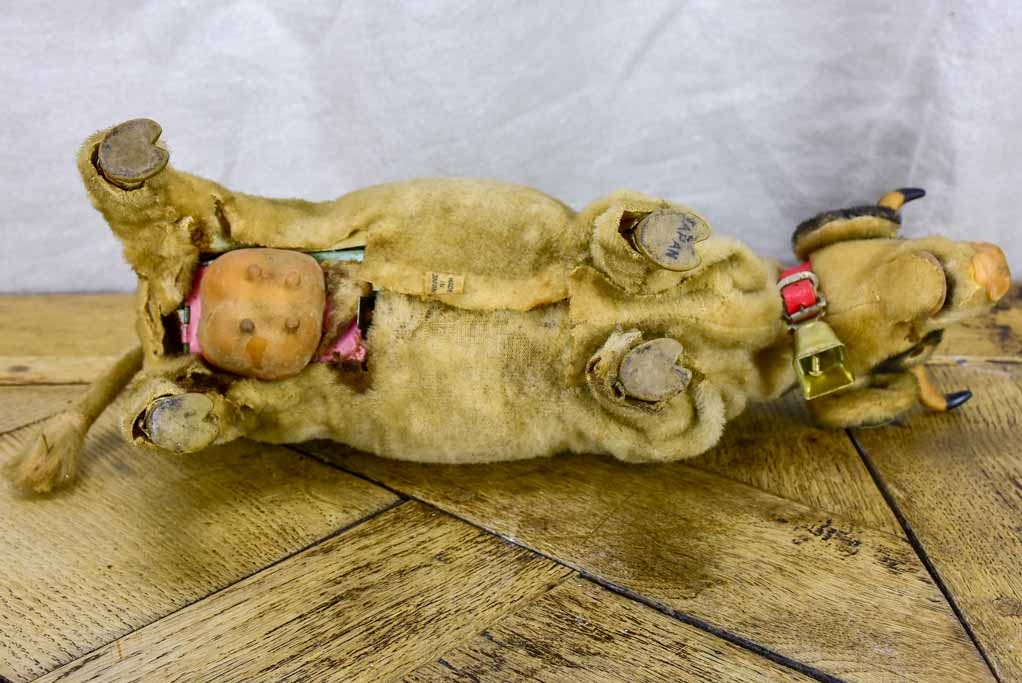 Vintage mechanical cow with bell