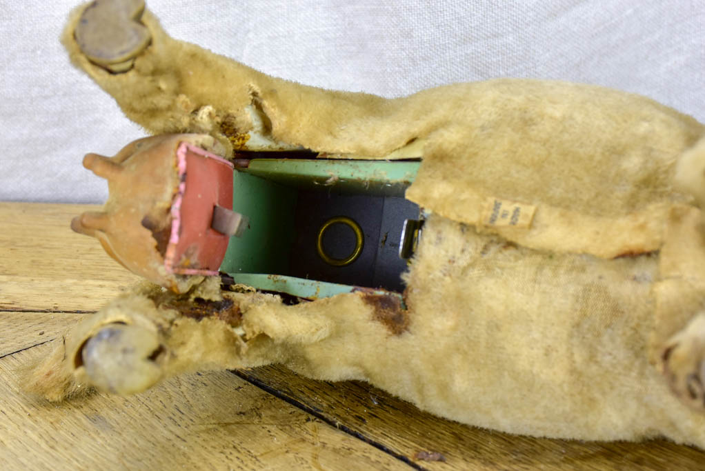 Vintage mechanical cow with bell