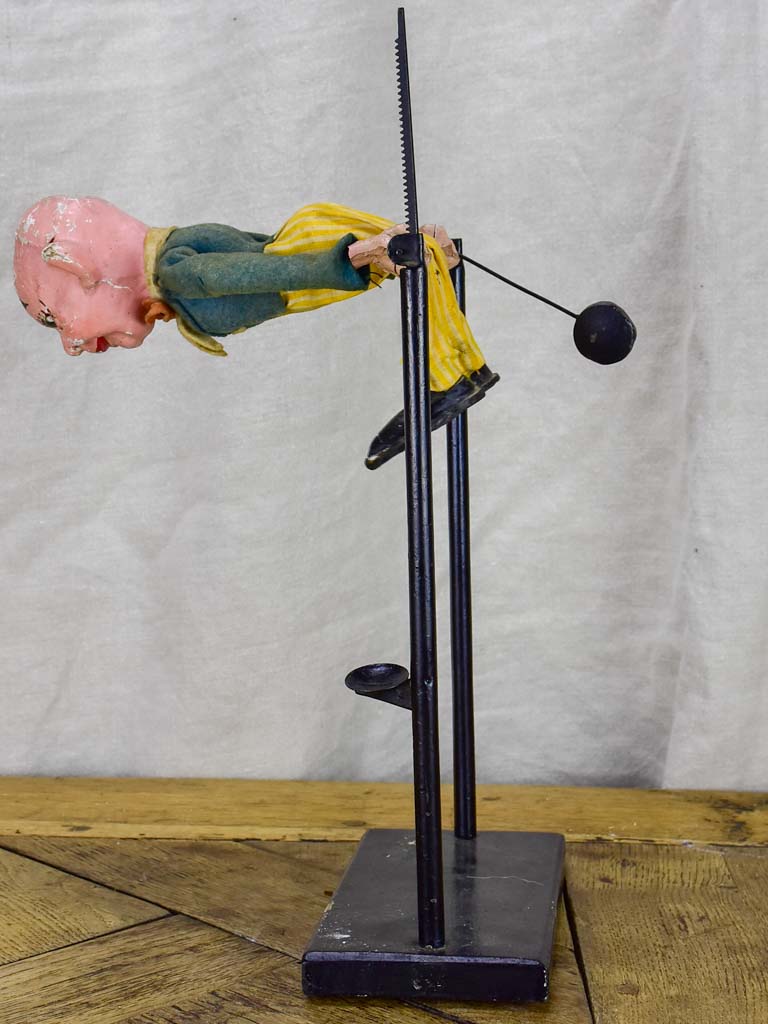 Antique French puppet - acrobat - in working condition