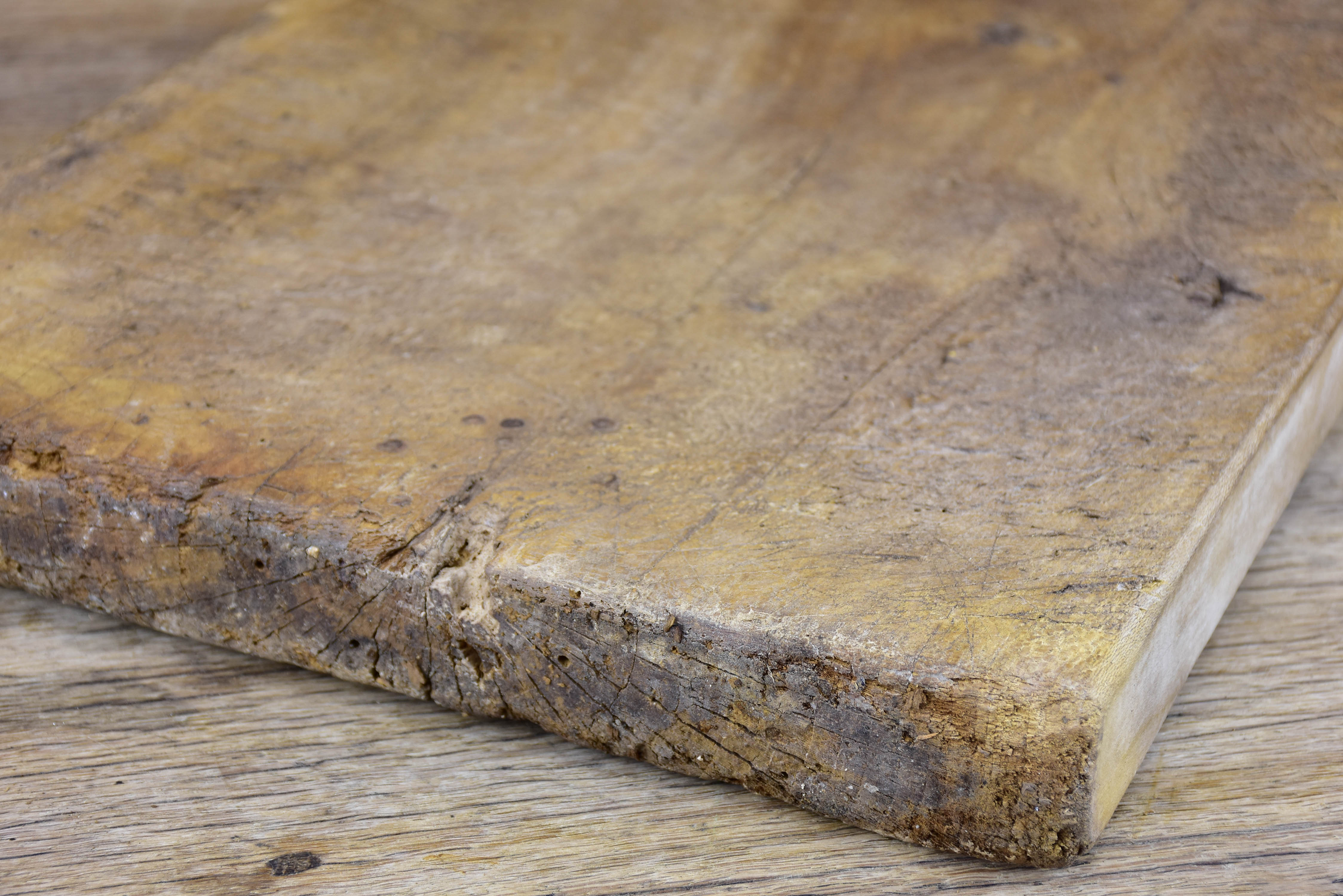 Large antique rustic French cutting board