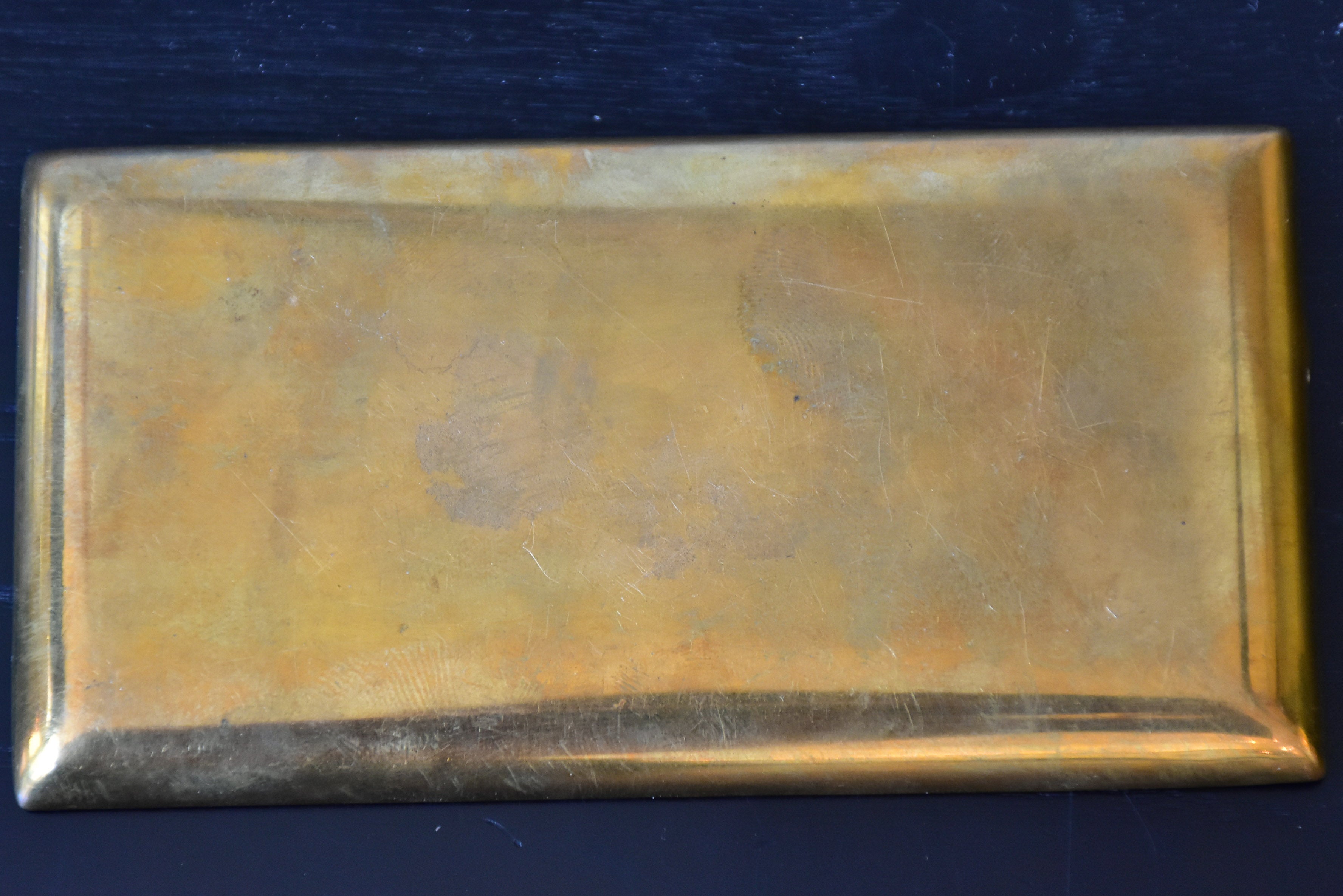 Vintage Maria Pergay belt coin tray 'vide poche'