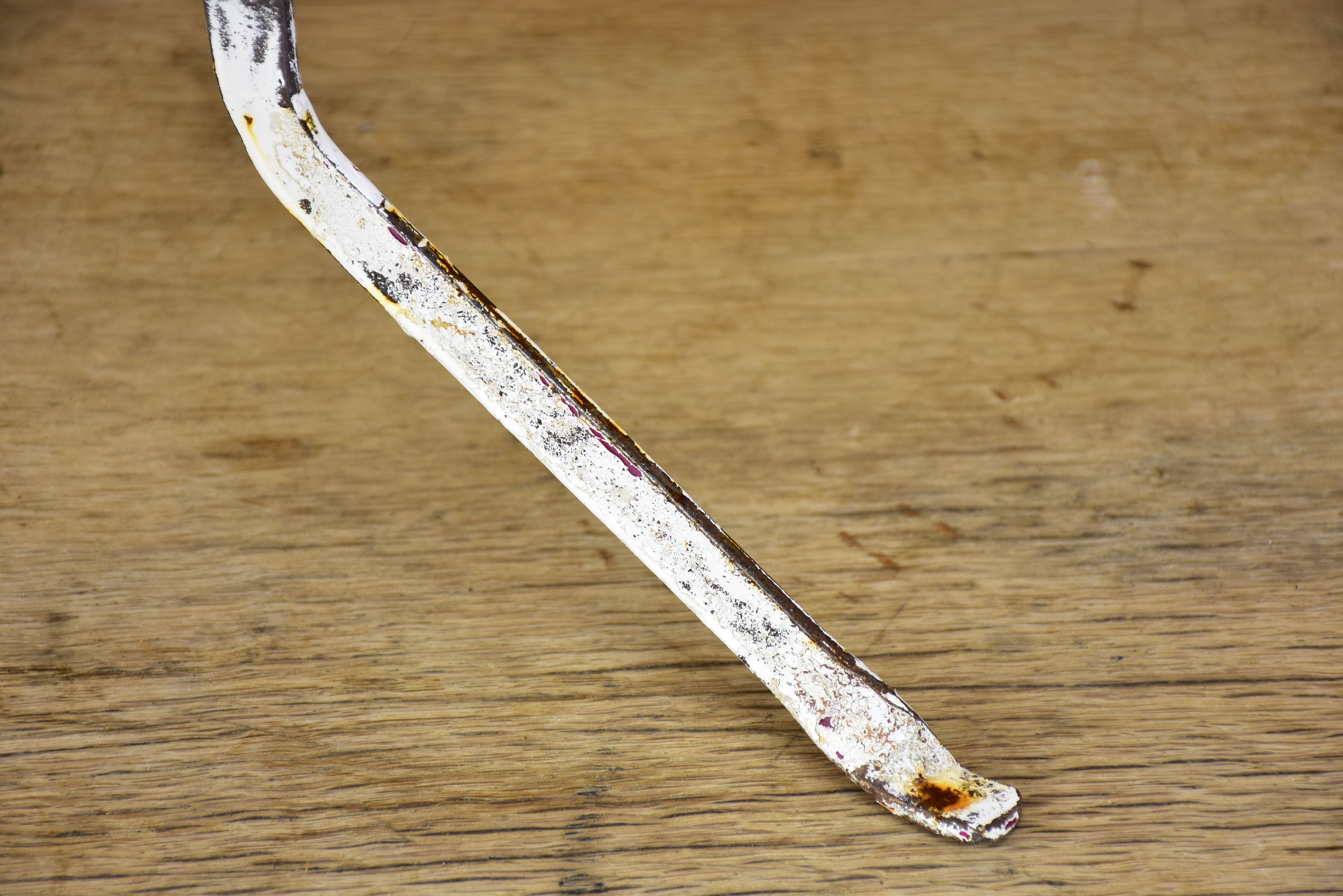 Small round garden side table