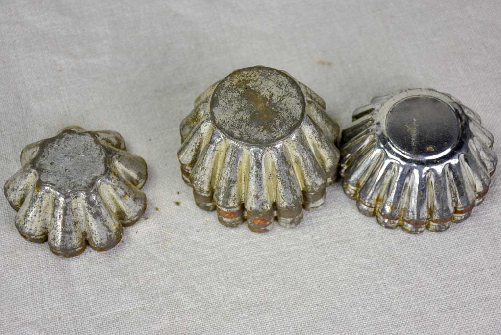 Collection of antique French cake molds